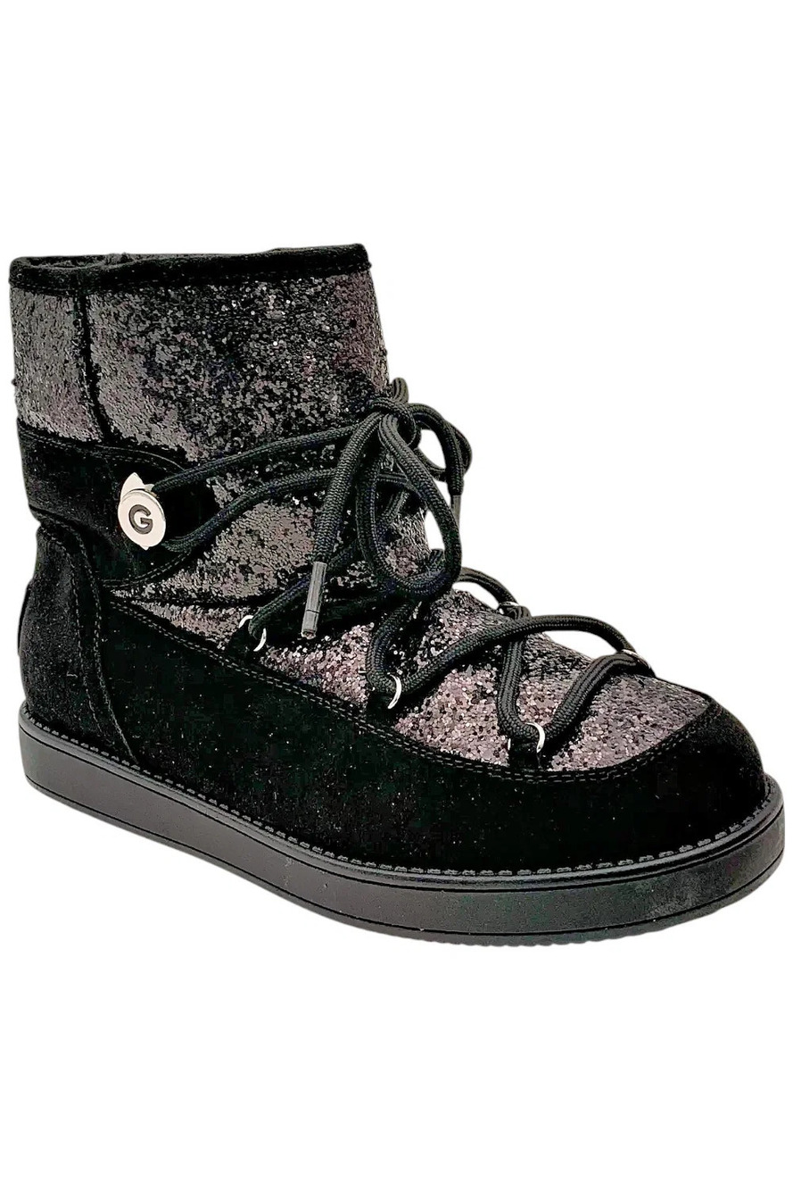 G by Guess Women's Shoes Aylan 2 Fabric Closed Toe Ankle Blk/Blk - Medium